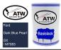 Preview: Ford, Dark Blue Pearl, DX / M7083: 500ml Lackdose, von ATW Autoteile West.
